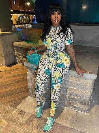 Hipster Printed Women Jumpsuit_3